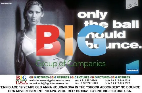 Anna Kournikova in "Shock Absorber" bra ad