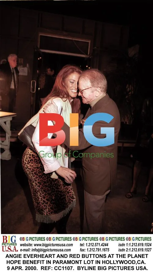 Angie Everheart and Red Buttons at Planet Hope Benefit