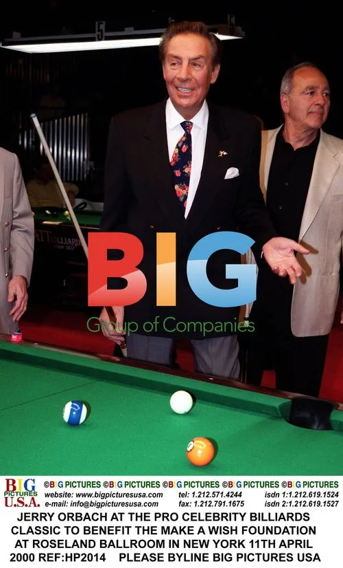 Jerry Orbach at Pro Celebrity Billiards Classic