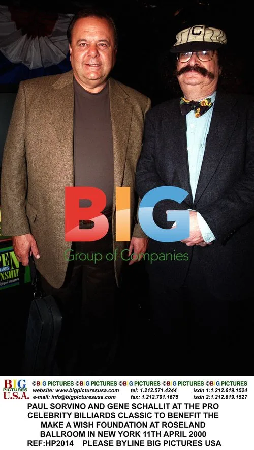 PAUL SORVINO AND GENE SCHALLIT AT BILLIARDS CLASSIC