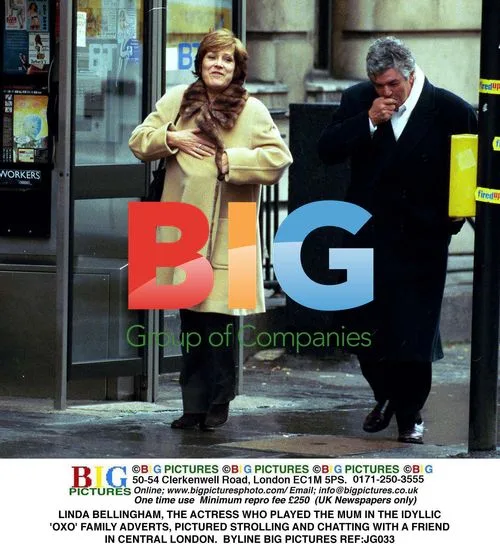 Linda Bellingham Pictured Strolling in London