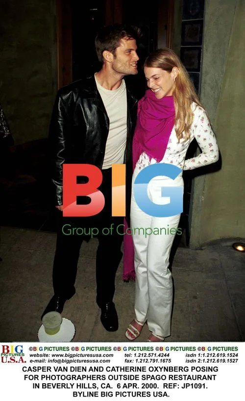 Casper Van Dien and Catherine Oxynberg at Spago