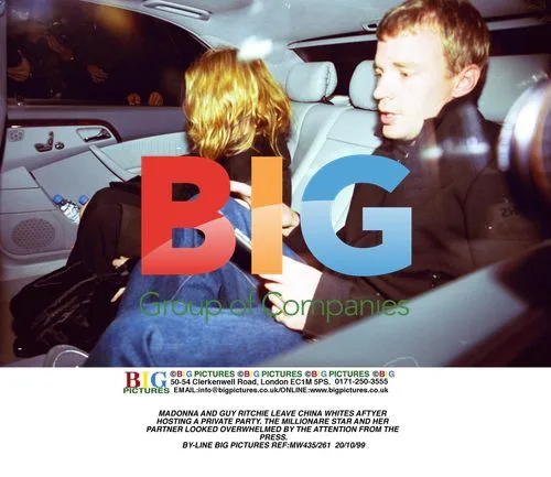 Madonna and Guy Ritchie Leave Party