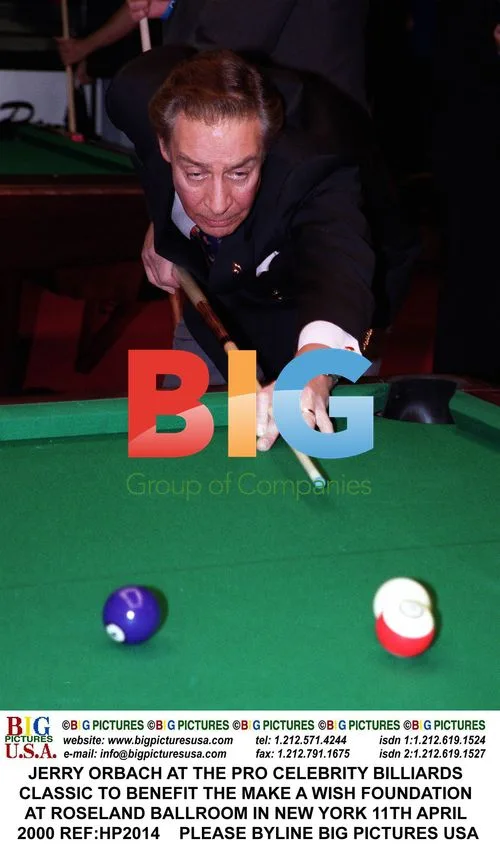 Jerry Orbach at Pro Celebrity Billiards Classic