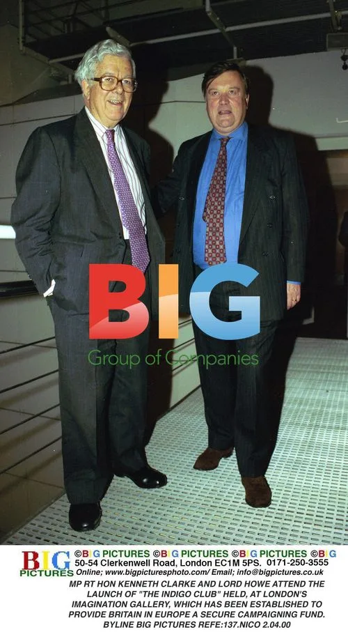 Kenneth Clarke and Lord Howe at Indigo Club Launch