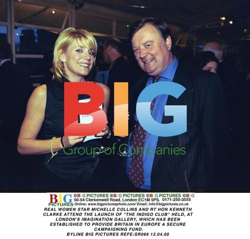 MICHELLE COLLINS and KENNETH CLARKE at Indigo Club Launch