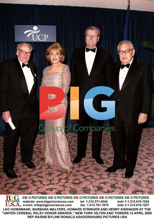Leo Howsmand, Barbara Walters at Cerebral Palsy Honors