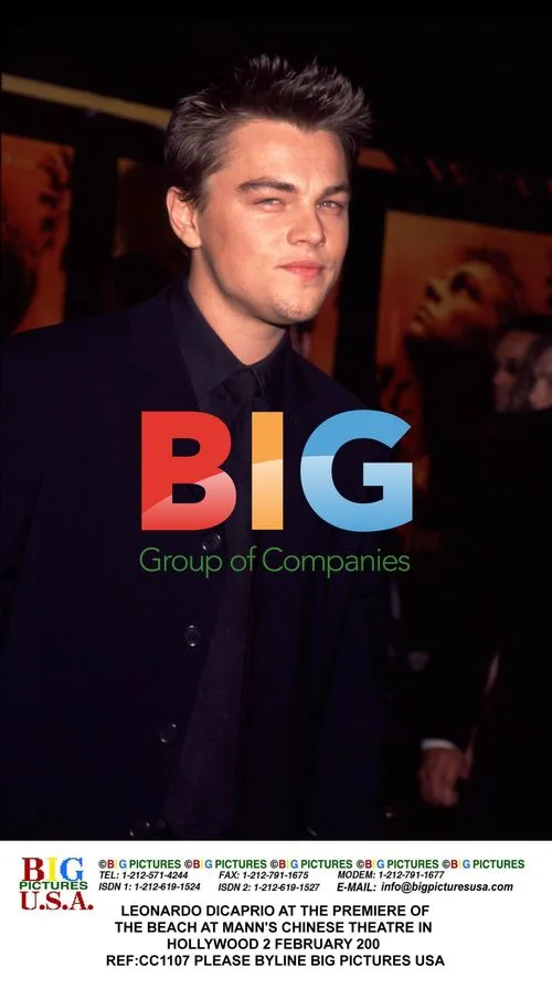 LEONARDO DICAPRIO at THE BEACH premiere