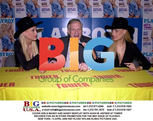 Playboy Cover Girls with Hugh Hefner