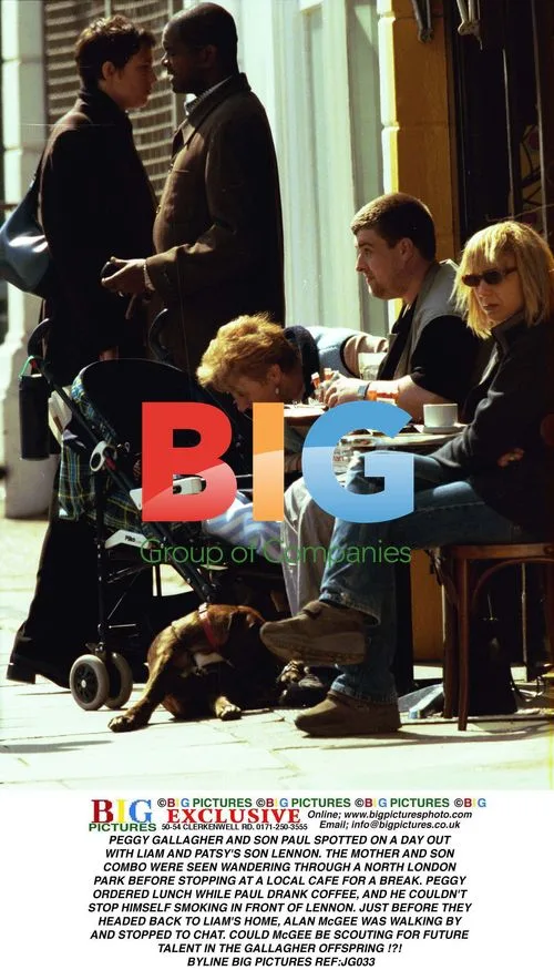 Peggy and Paul Gallagher Spotted with Liam and Patsy's Son