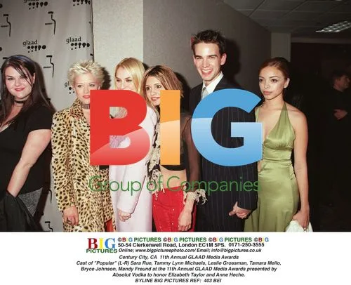 Cast of "Popular" at GLAAD Awards