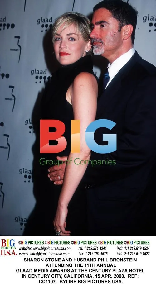 Sharon Stone and Husband at GLAAD Media Awards