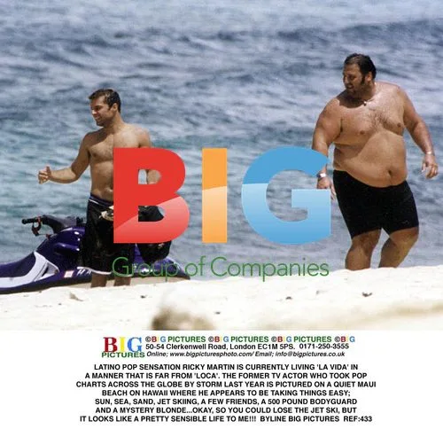 Ricky Martin Vacationing in Maui