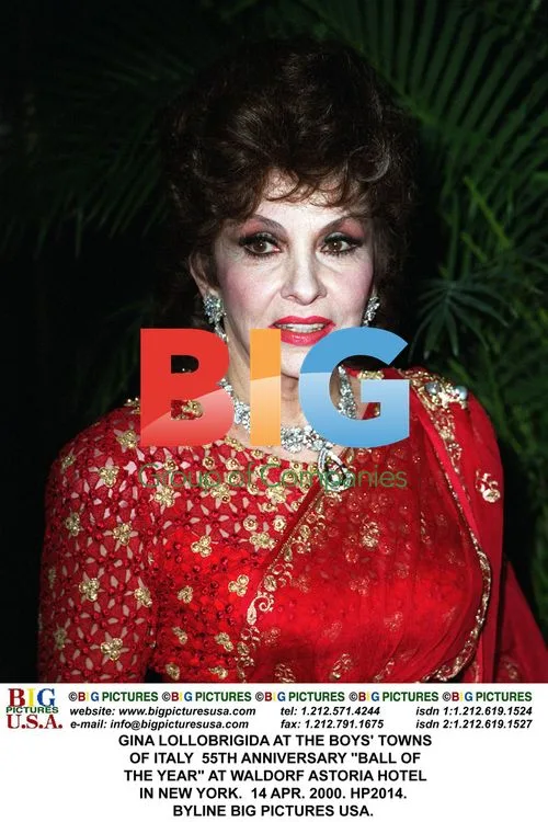 Gina Lollobrigida at Boys' Towns of Italy Anniversary