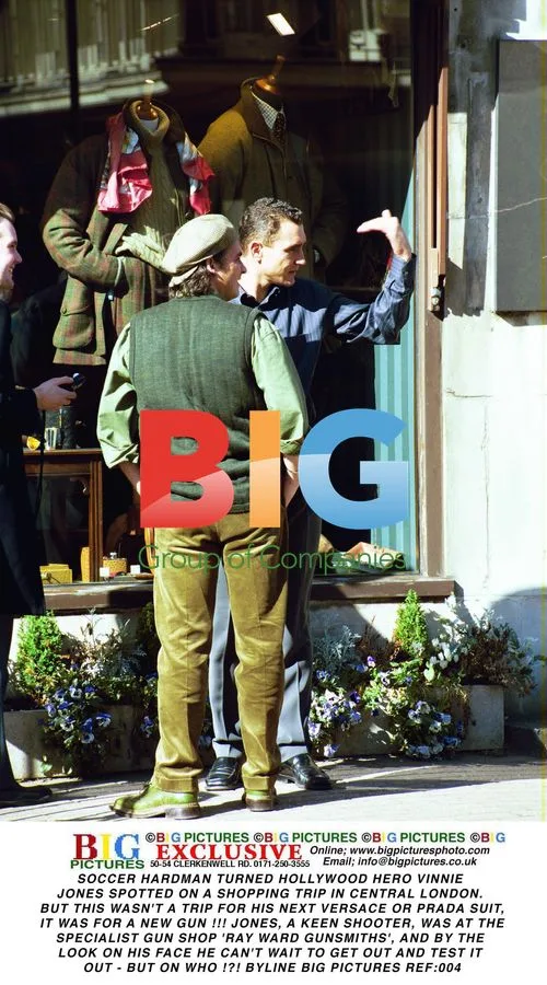 Vinnie Jones Spotted Buying Gun in London