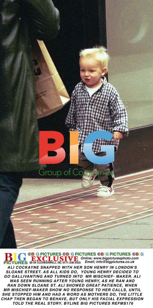 Ali Cockayne Chasing Son Henry in London