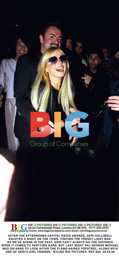 Geri Halliwell Parties with George Michael