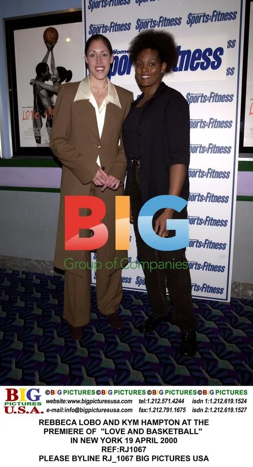 REBBECA LOBO and KYM HAMPTON at "Love and Basketball" premiere
