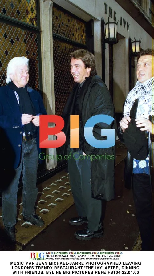 Jean Michael-Jarre Leaves Trendy London Restaurant
