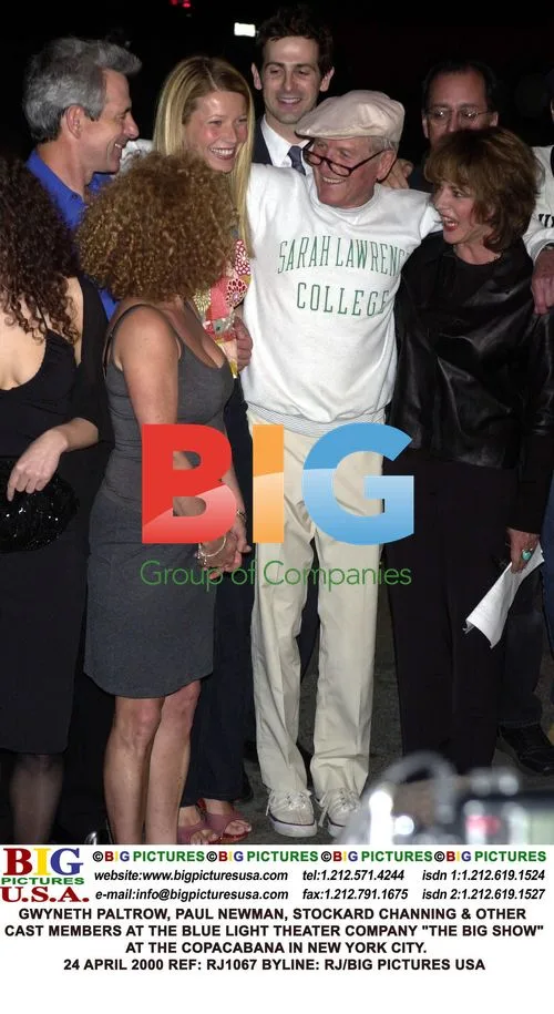 Gwyneth, Paul, Stockard at The Big Show