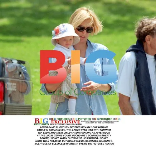 David Duchovny spotted with family in LA