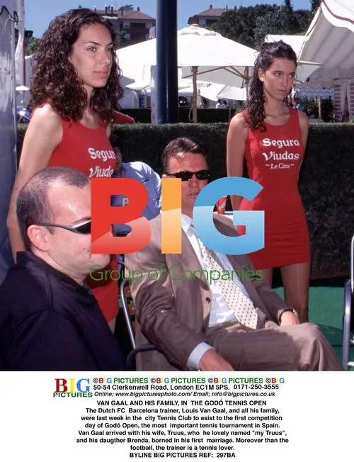Van Gaal Family at Godî Tennis Open