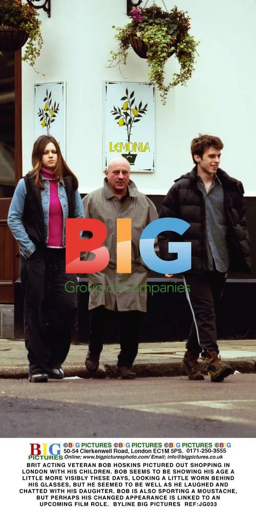 Bob Hoskins Out Shopping with Family