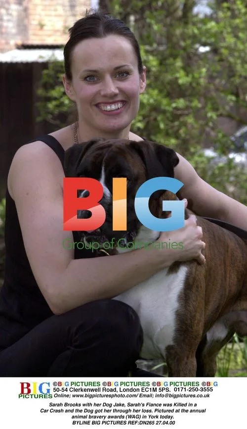 Sarah Brooks with her Dog Jake