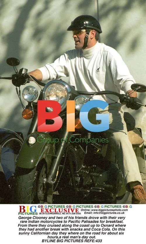 George Clooney Motorcycle Ride