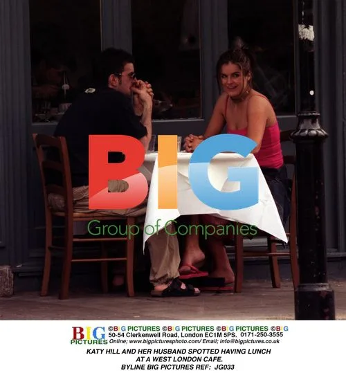 Katy Hill and husband spotted having lunch