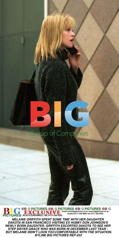 Melanie Griffith Visits Ex's New Daughter