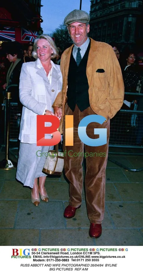 Russ Abbott and Wife Photographed