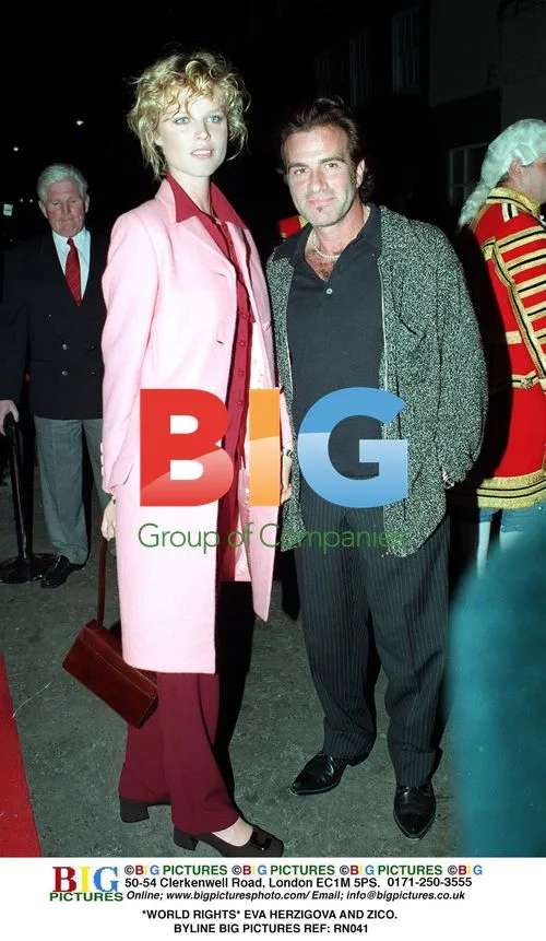 EVA HERZIGOVA AND ZICO