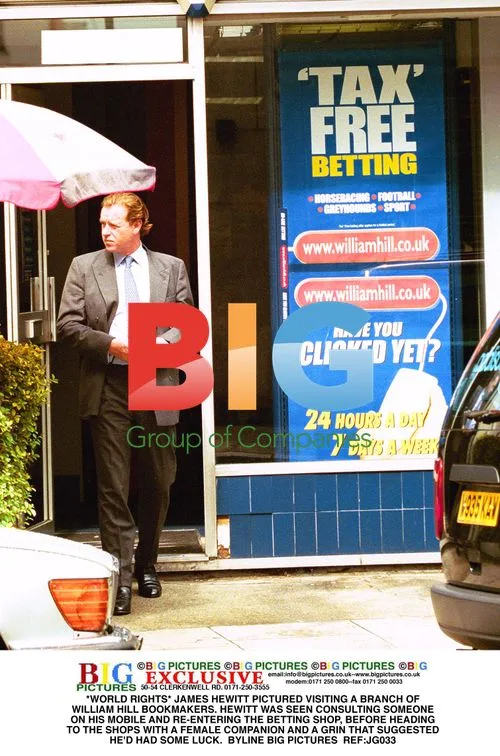 James Hewitt Visits Betting Shop