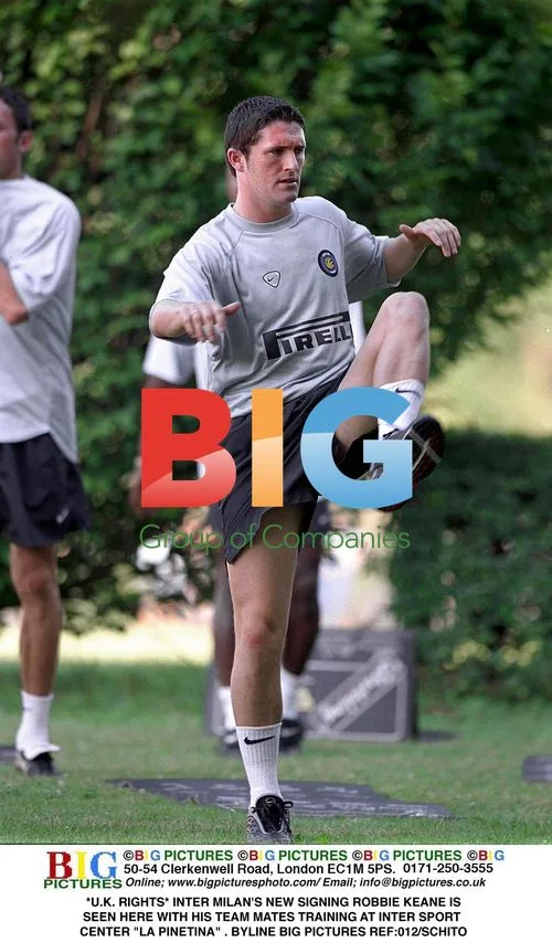 Robbie Keane Trains with Inter Milan