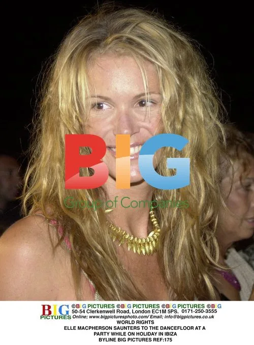 Elle Macpherson at Ibiza party