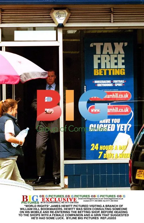 James Hewitt visiting William Hill