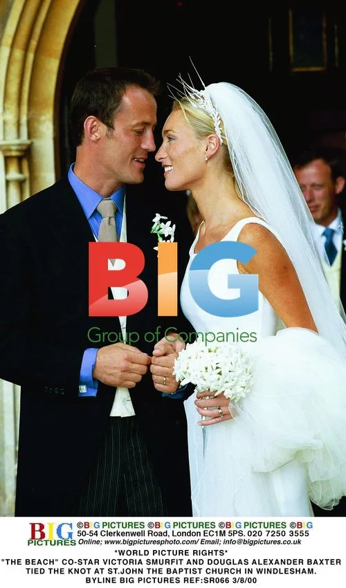 "THE BEACH" Co-stars Victoria Smurfit and Douglas Baxter Wedding
