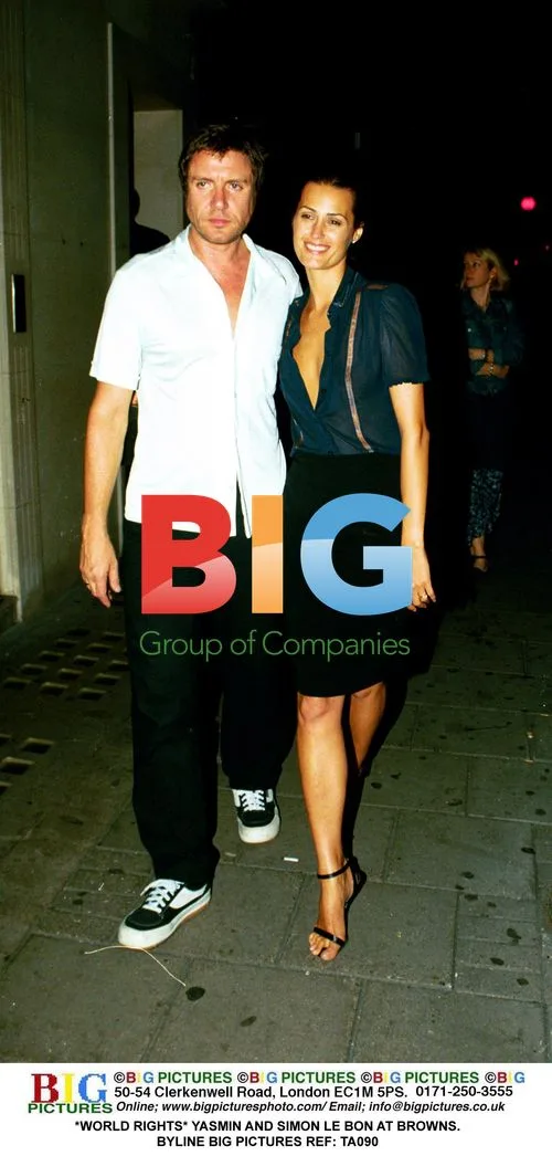 Yasmin and Simon Le Bon at Browns