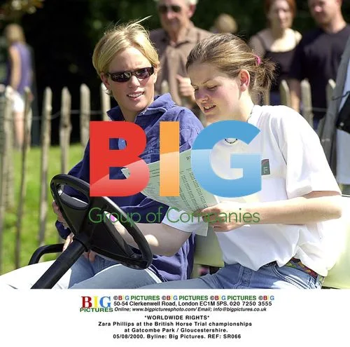 Zara Phillips at British Horse Trial championships