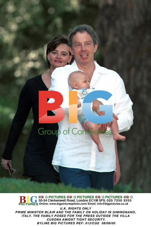 PM Blair Family Holiday in Italy