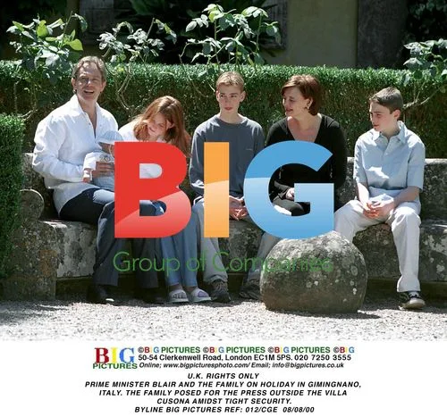 Blair Family on Holiday in Gimingnano, Italy
