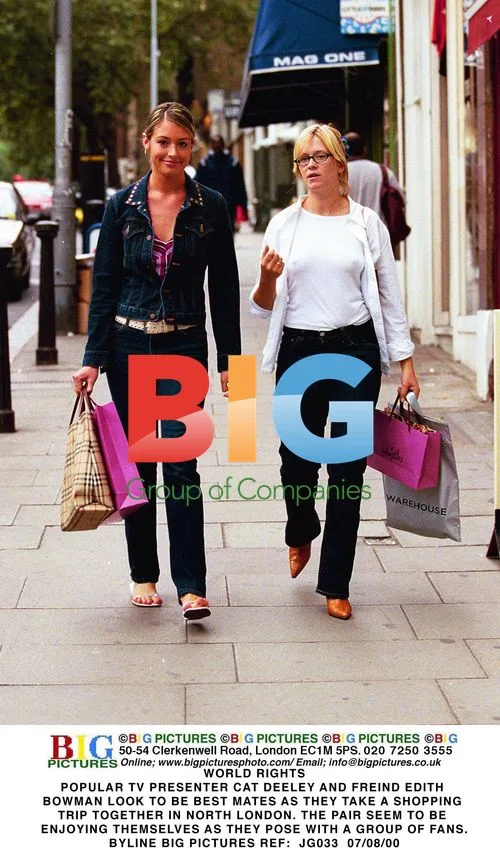 Cat Deeley and Edith Bowman Shopping