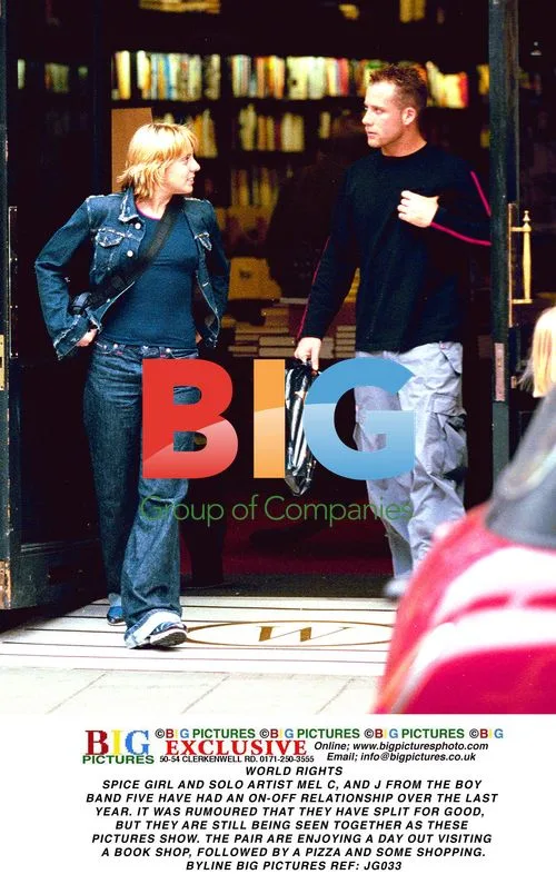 Mel C and J from Five Spotted Together