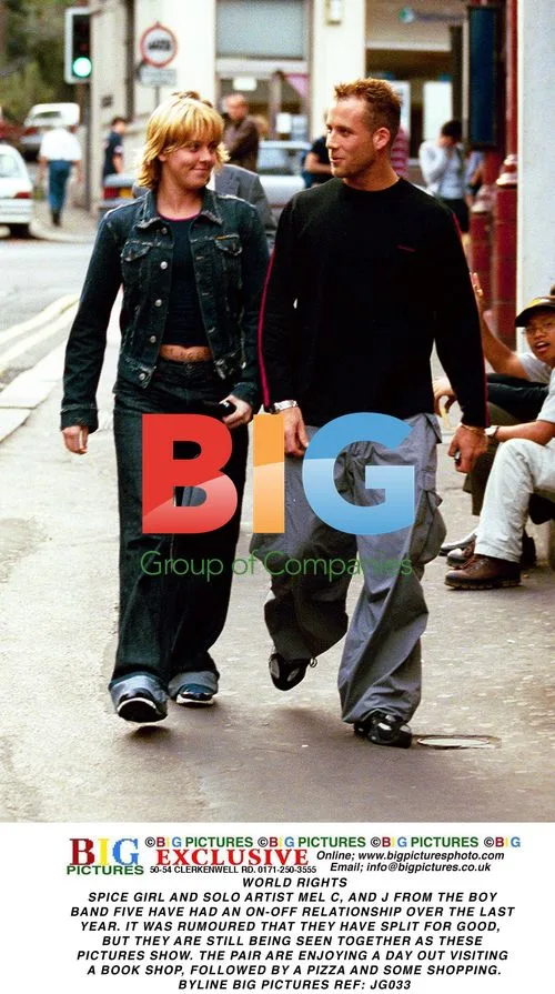 Mel C and J from Five Out Shopping