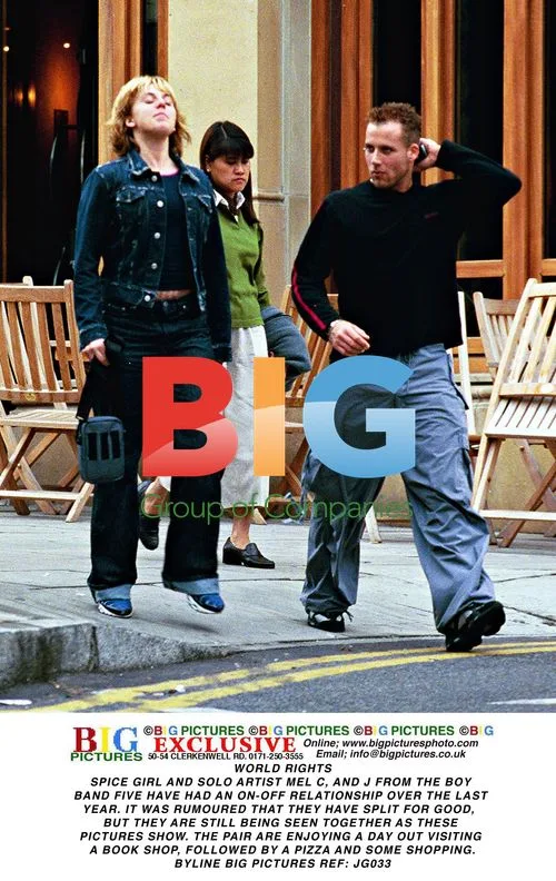 Mel C and J from Five Spotted Together