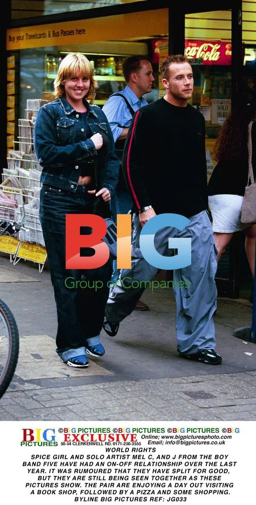 Mel C and J from Five Spotted Together