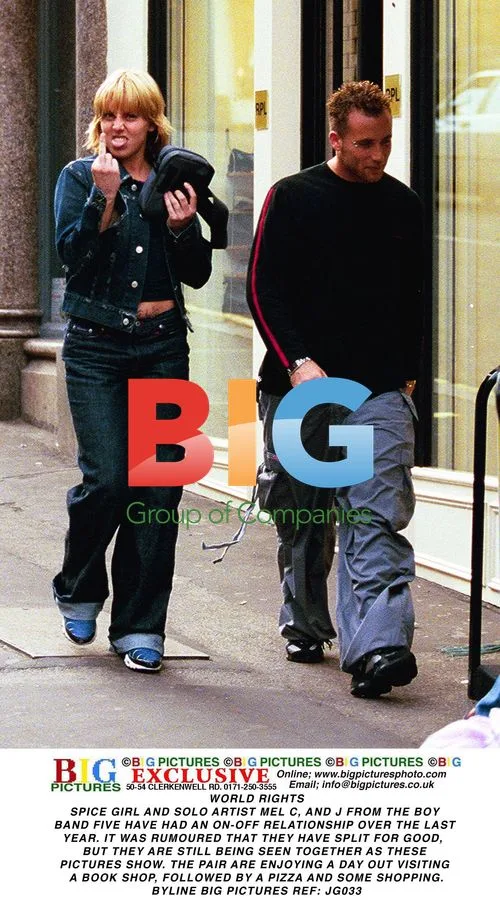 Mel C and J from Five Spotted Together