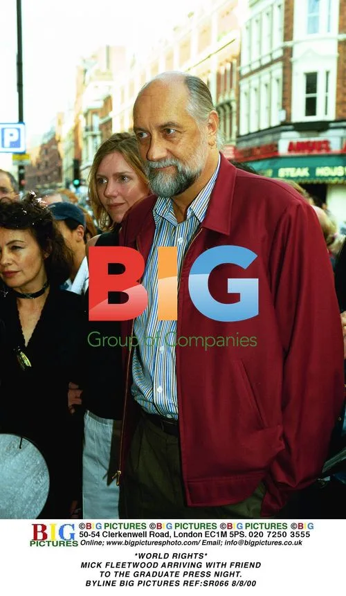 Mick Fleetwood arrives at The Graduate press night