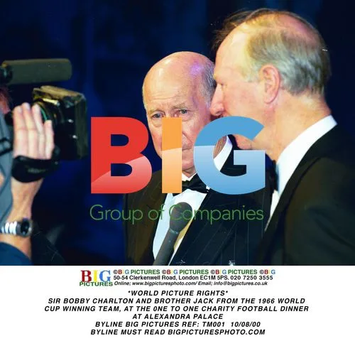 Bobby and Jack Charlton at Charity Dinner
